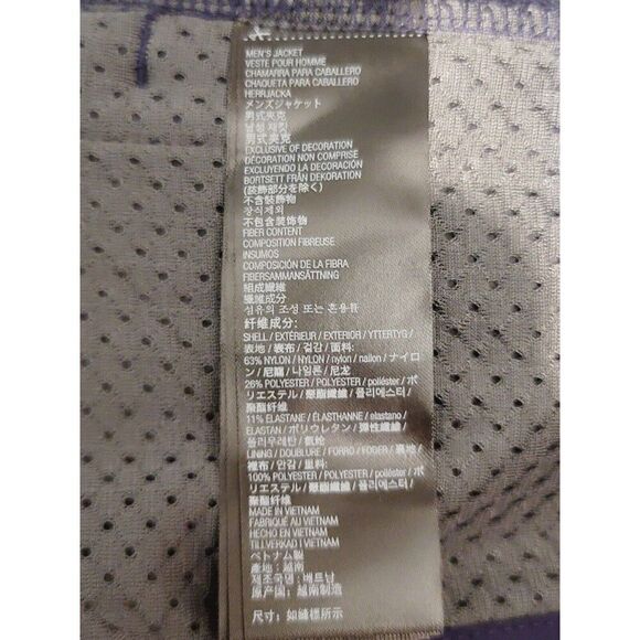 Kirkland Men’s 4-Way Stretch Water Wind Resistant Lightweight Jacket Navy Size L - Picture 11 of 11